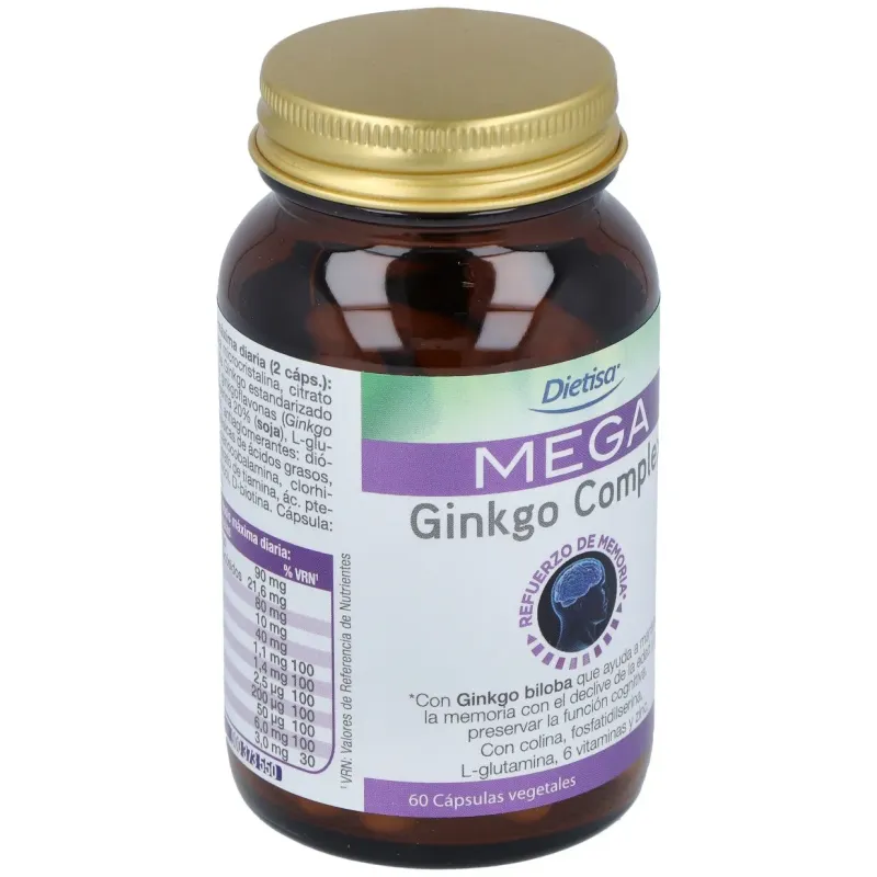 Mega Ginkgo Complex 60 cápsulas | Farmacia Barata