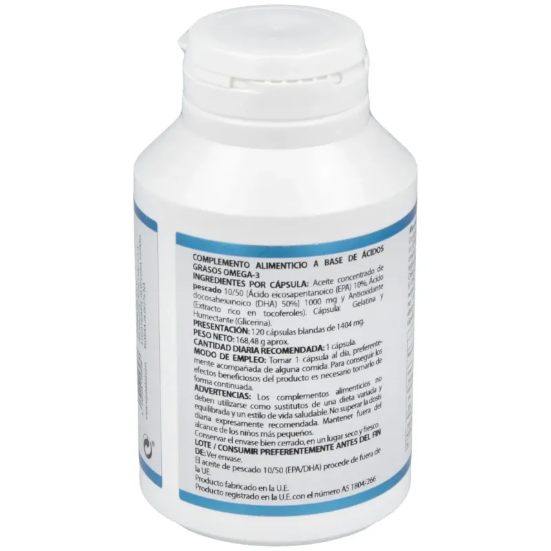 Equisalud Omega 3 DHA 120 cápsulas | Farmacia Barata Equisalud Omega 3 DHA 120 cápsulas | Farmacia Barata