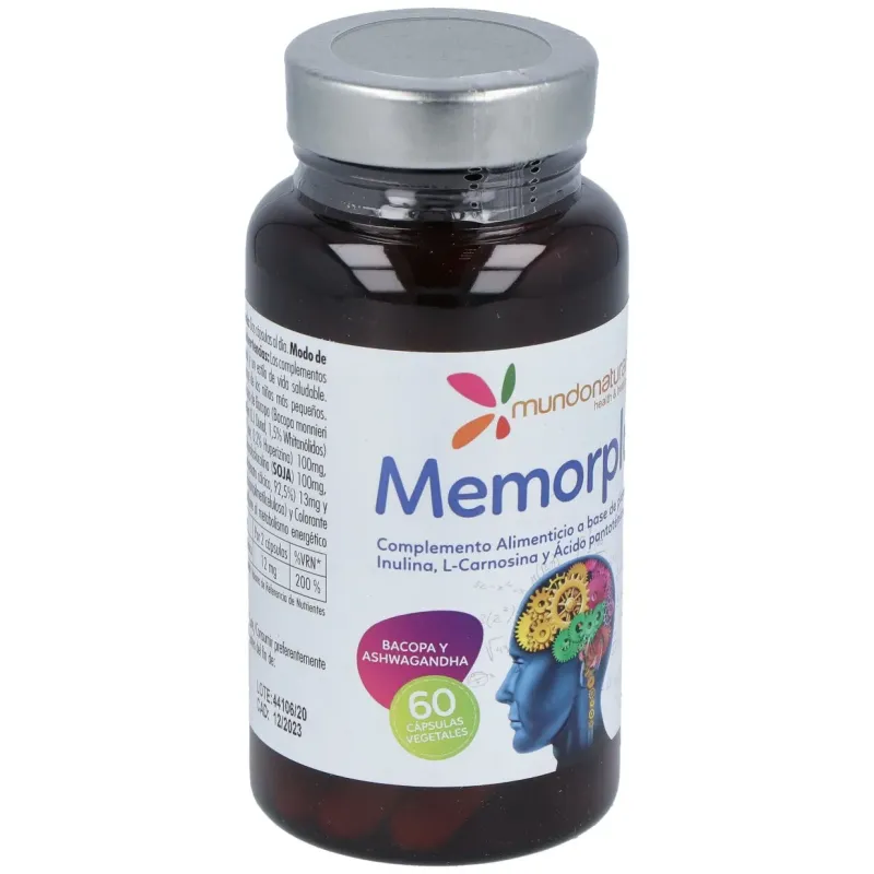 Mundo Natural Memorplus 60 Cápsulas | Farmacia Barata