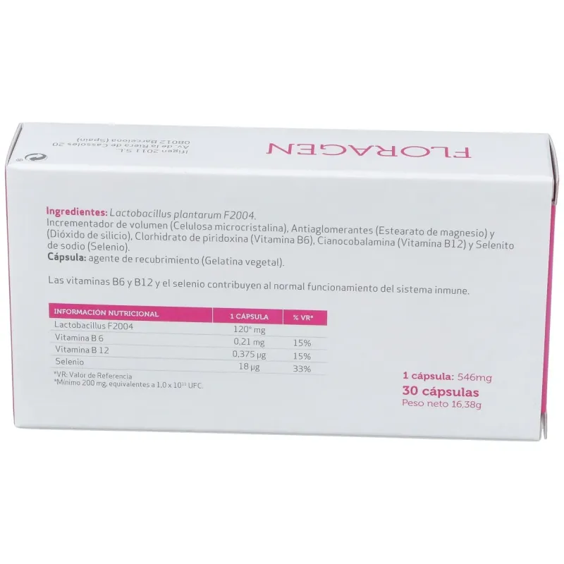 Floragen 30 Cápsulas Ifigen | Farmacia Barata Floragen 30 Cápsulas Ifigen | Farmacia Barata