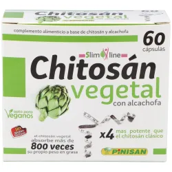 Pinisan Siluplan Chitosan Vegetal, 60 cápsulas