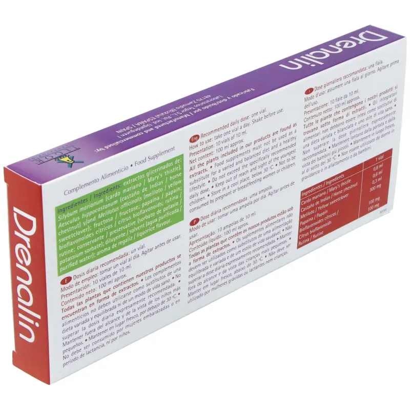 Drenalinf 10 Viales | Farmacia Barata