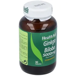 Health Aid Ginkgo Biloba 5000 mg | Farmacia Barata Health Aid Ginkgo Biloba 5000 mg | Farmacia Barata