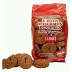 Sanavi Roscos Integrales de Canela, 400 gr.