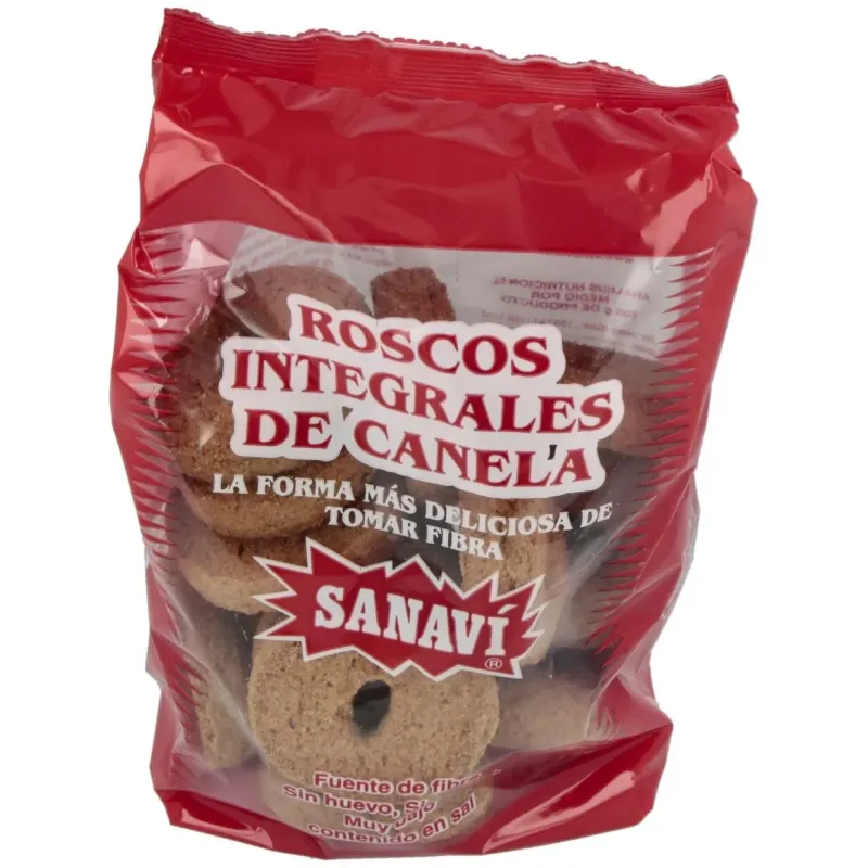 Sanavi Roscos Integrales de Canela 400 gr | Farmacia Barata Sanavi Roscos Integrales de Canela 400 gr | Farmacia Barata