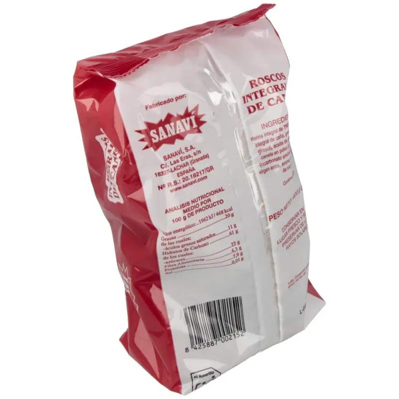 Sanavi Roscos Integrales de Canela 400 gr | Farmacia Barata Sanavi Roscos Integrales de Canela 400 gr | Farmacia Barata