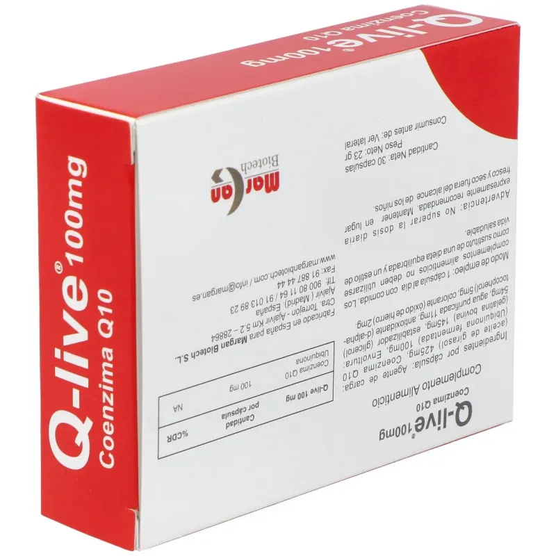 Q-live 30 Cápsulas Margan | Farmacia Barata Q-live 30 Cápsulas Margan | Farmacia Barata