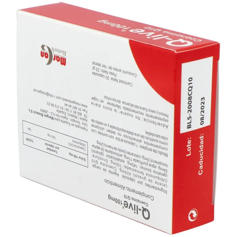 Q-live 30 Cápsulas Margan | Farmacia Barata Q-live 30 Cápsulas Margan | Farmacia Barata