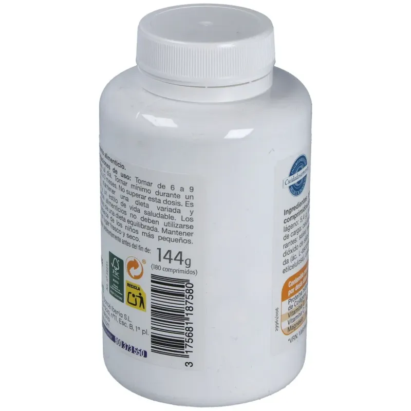 Colágeno con Magnesio 180 comprimidos | Farmacia Barata Colágeno con Magnesio 180 comprimidos | Farmacia Barata