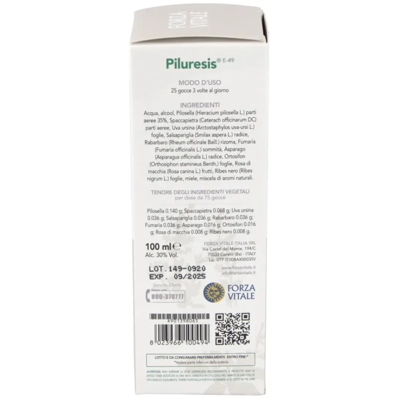 Piluresis 100ml Forza Vitale | Farmacia Barata Piluresis 100ml Forza Vitale | Farmacia Barata