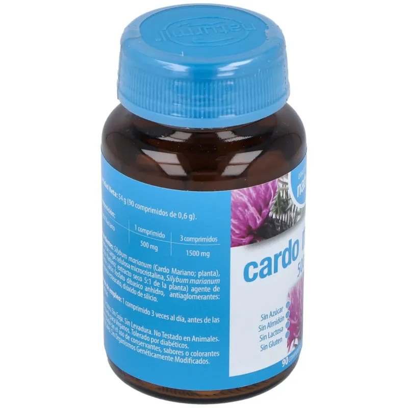 Naturmil Cardo Mariano 500 mg 90 comprimidos | Farmacia Barata