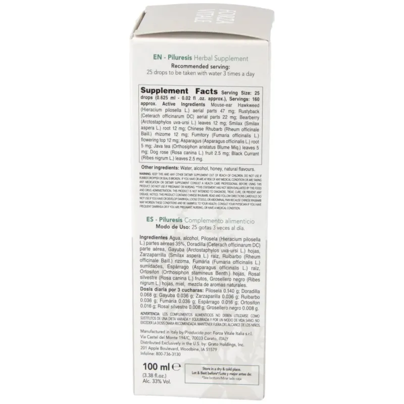 Piluresis 100ml Forza Vitale | Farmacia Barata Piluresis 100ml Forza Vitale | Farmacia Barata