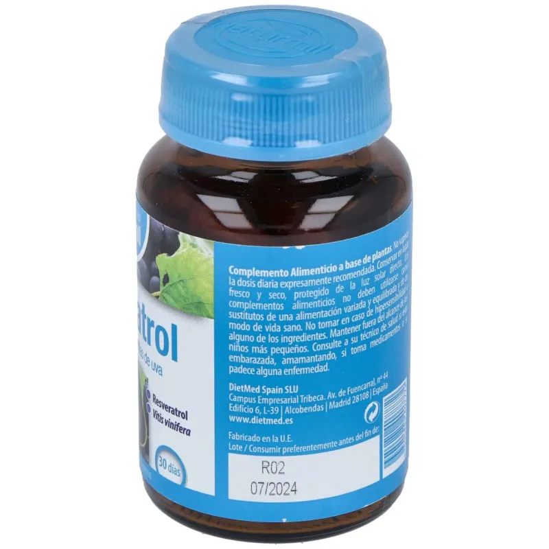 Resveratrol Complex 60 cápsulas | Farmacia Barata