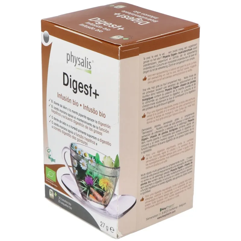 Physalis Digest+ Infusión 20 filtros Bio | Farmacia Barata