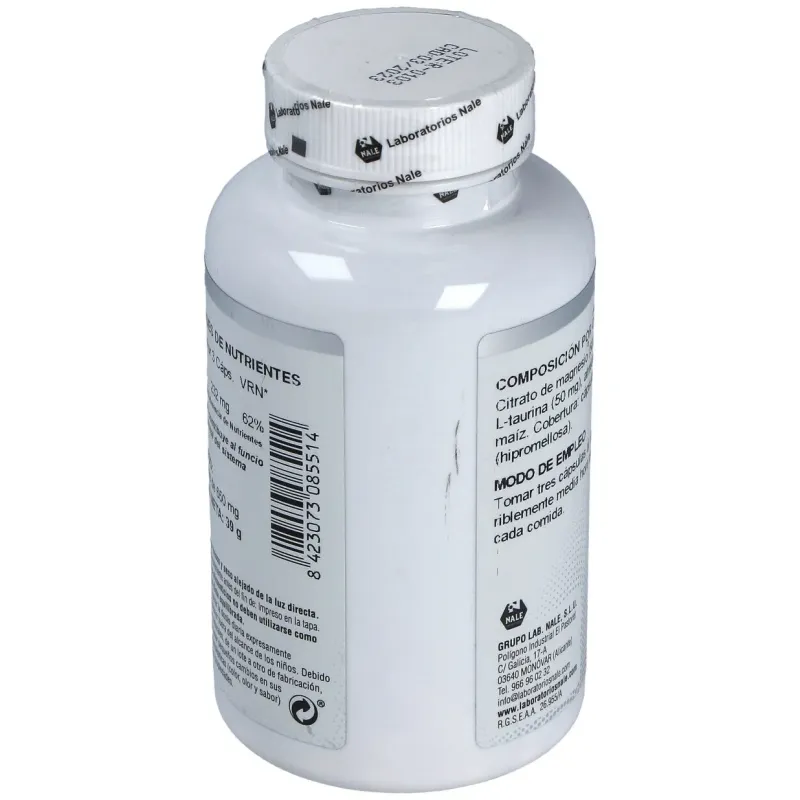 Nale Magnesio Alta Absorción 60 Cápsulas | Farmacia Barata Nale Magnesio Alta Absorción 60 Cápsulas | Farmacia Barata