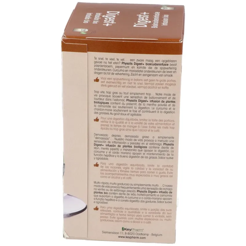 Physalis Digest+ Infusión 20 filtros Bio | Farmacia Barata