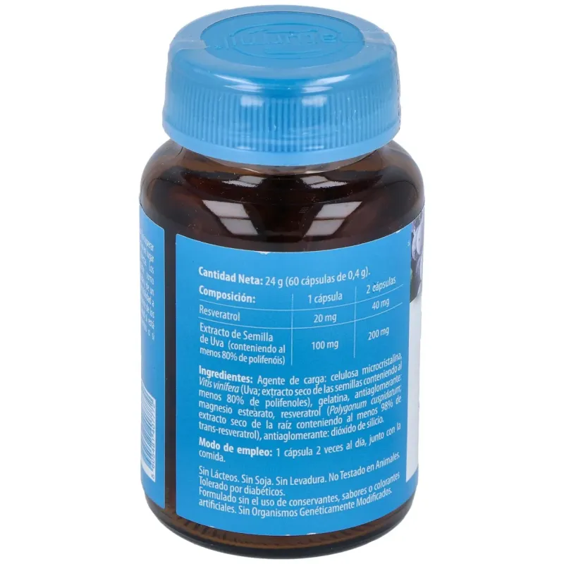Resveratrol Complex 60 cápsulas | Farmacia Barata
