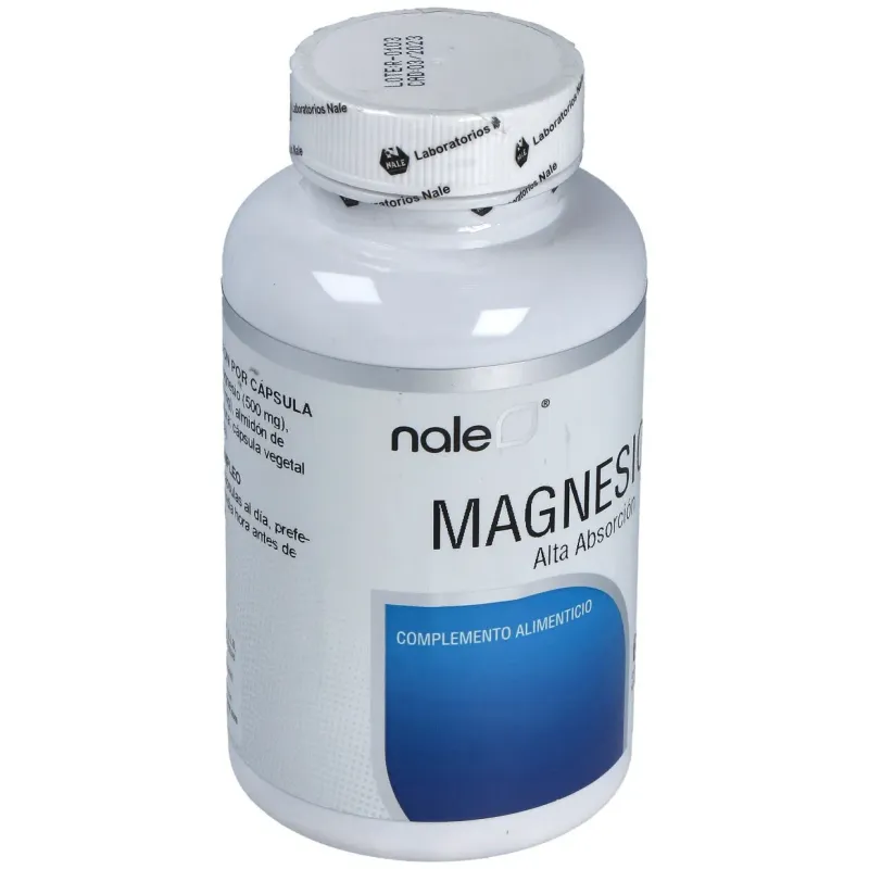Nale Magnesio Alta Absorción 60 Cápsulas | Farmacia Barata Nale Magnesio Alta Absorción 60 Cápsulas | Farmacia Barata