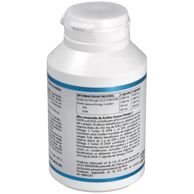 Equisalud Omega 3 Forte 120 Cápsulas | Farmacia Barata Equisalud Omega 3 Forte 120 Cápsulas | Farmacia Barata