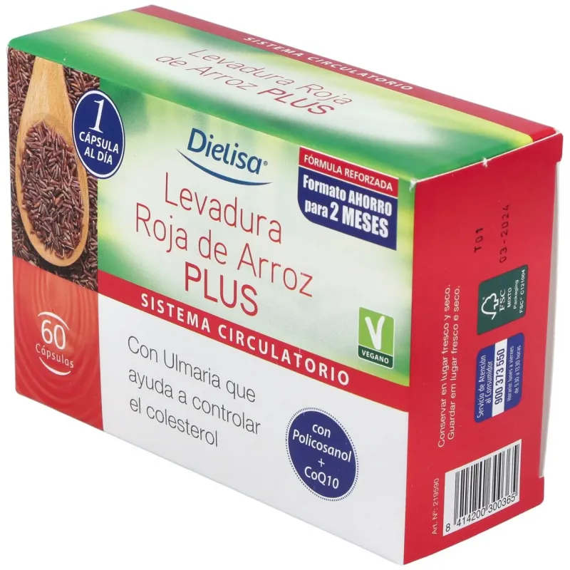 Dietisa Levadura Roja de Arroz Plus | Farmacia Barata Dietisa Levadura Roja de Arroz Plus | Farmacia Barata
