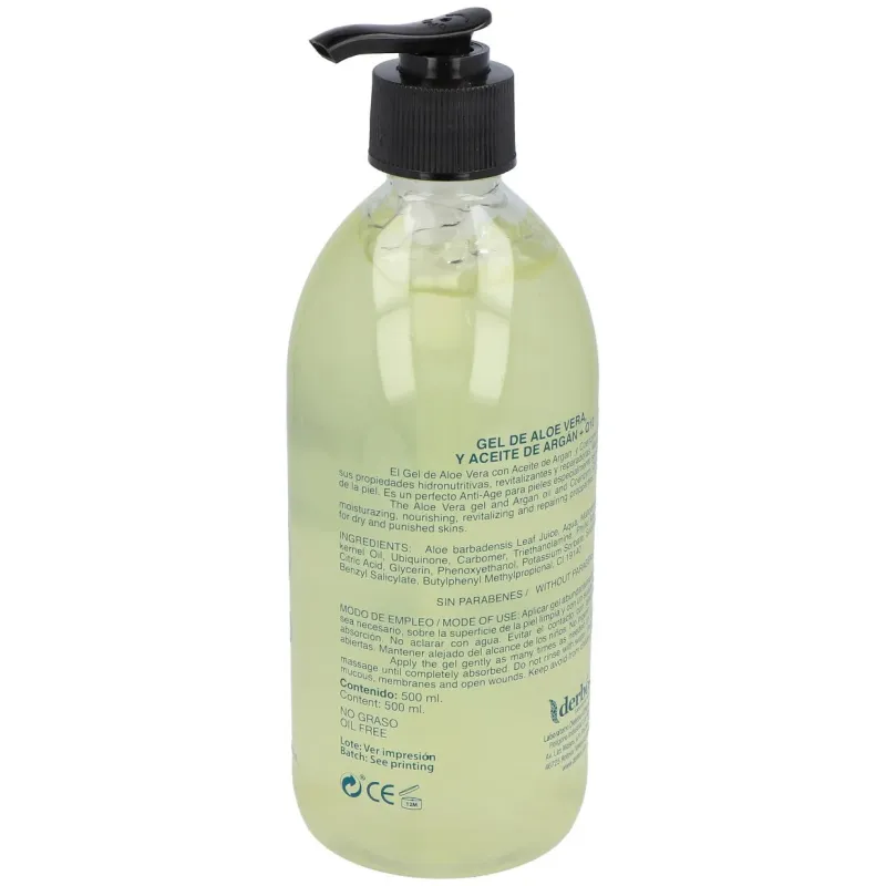 Gel Aloe Vera Con Argán y Q10 DERBOS | Farmacia Barata Gel Aloe Vera Con Argán y Q10 DERBOS | Farmacia Barata