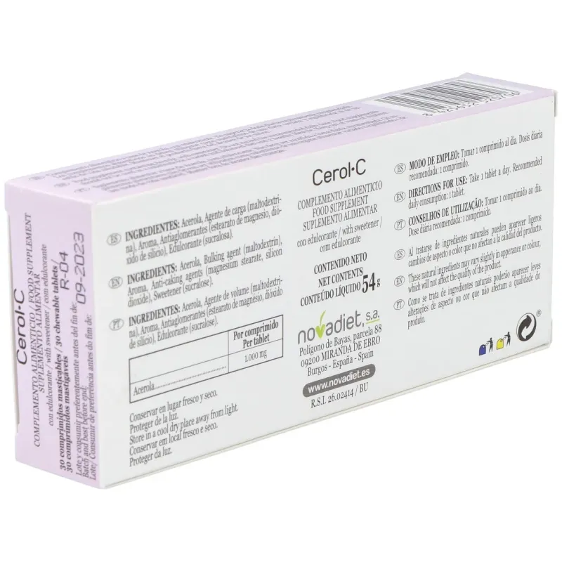 Novadiet Cerol-C Vitamina C | Farmacia Barata