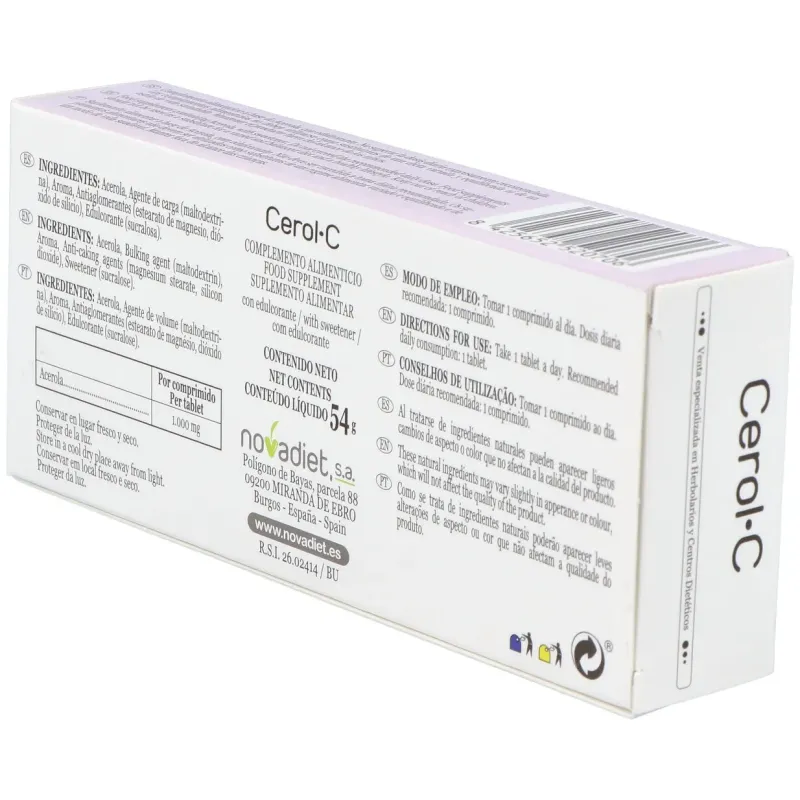 Novadiet Cerol-C Vitamina C | Farmacia Barata