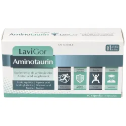 Lavigor Aminotaurin, 60 Cápsulas