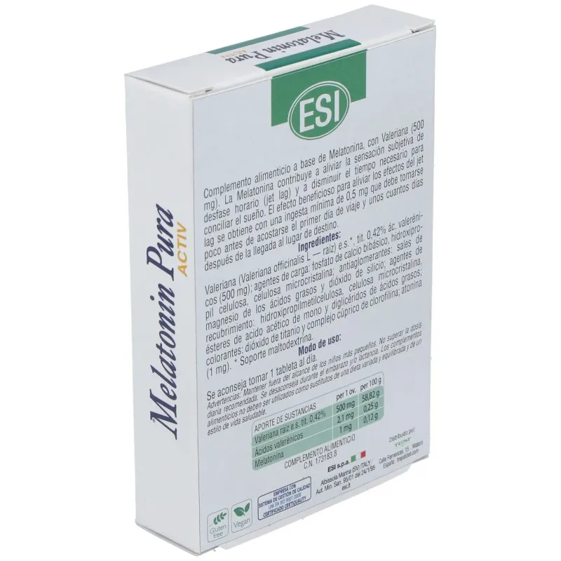 Melatonin Activ 1 mg | Farmacia Barata