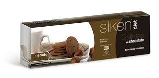 Siken Diet Galletas Chocolate, 15 Uds.