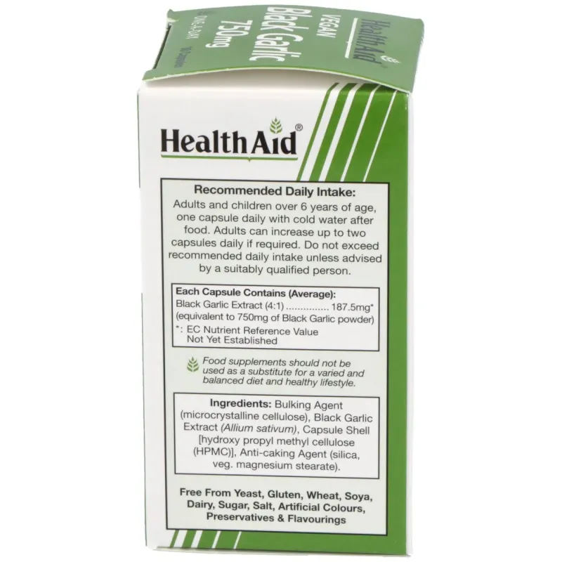 Ajo Negro 750 mg 30 cápsulas | Farmacia Barata Ajo Negro 750 mg 30 cápsulas | Farmacia Barata