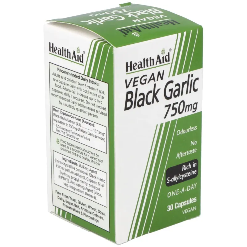 Ajo Negro 750 mg 30 cápsulas | Farmacia Barata Ajo Negro 750 mg 30 cápsulas | Farmacia Barata