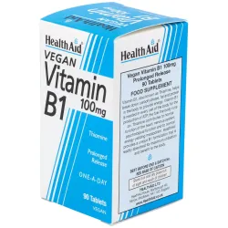 Vitamina B1 Tiamina 100 mg Health Aid | Farmacia Barata Vitamina B1 Tiamina 100 mg Health Aid | Farmacia Barata