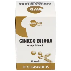 Waydiet Ginkgo Biloba, 45 cápsulas_phytogranulos.