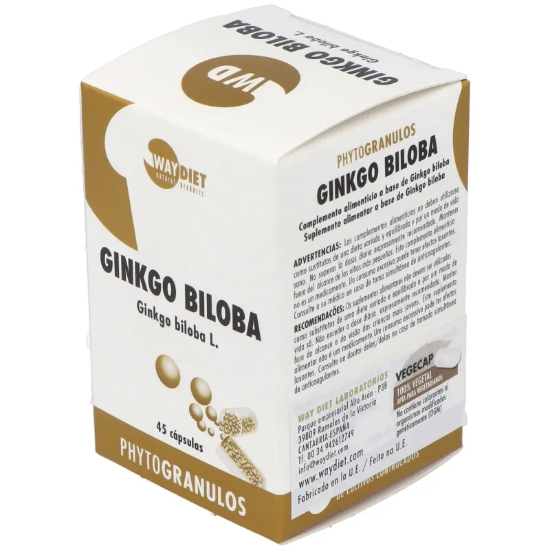 Waydiet Ginkgo Biloba Phytogranulos | Farmacia Barata