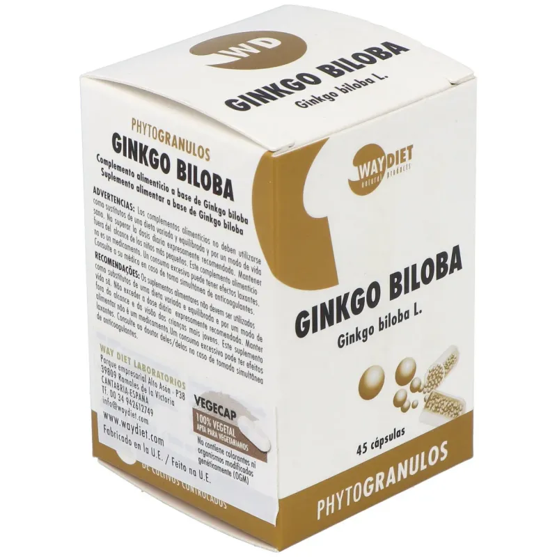 Waydiet Ginkgo Biloba Phytogranulos | Farmacia Barata