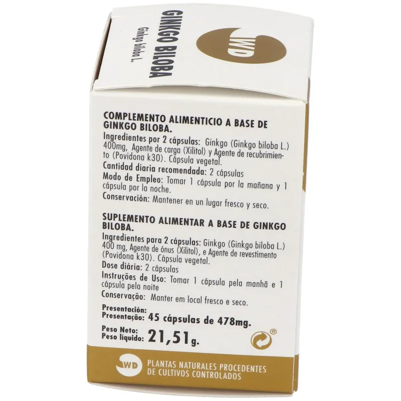 Waydiet Ginkgo Biloba Phytogranulos | Farmacia Barata