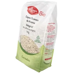 El Granero Copos de Avena Suaves Bio 1 kg | Farmacia Barata