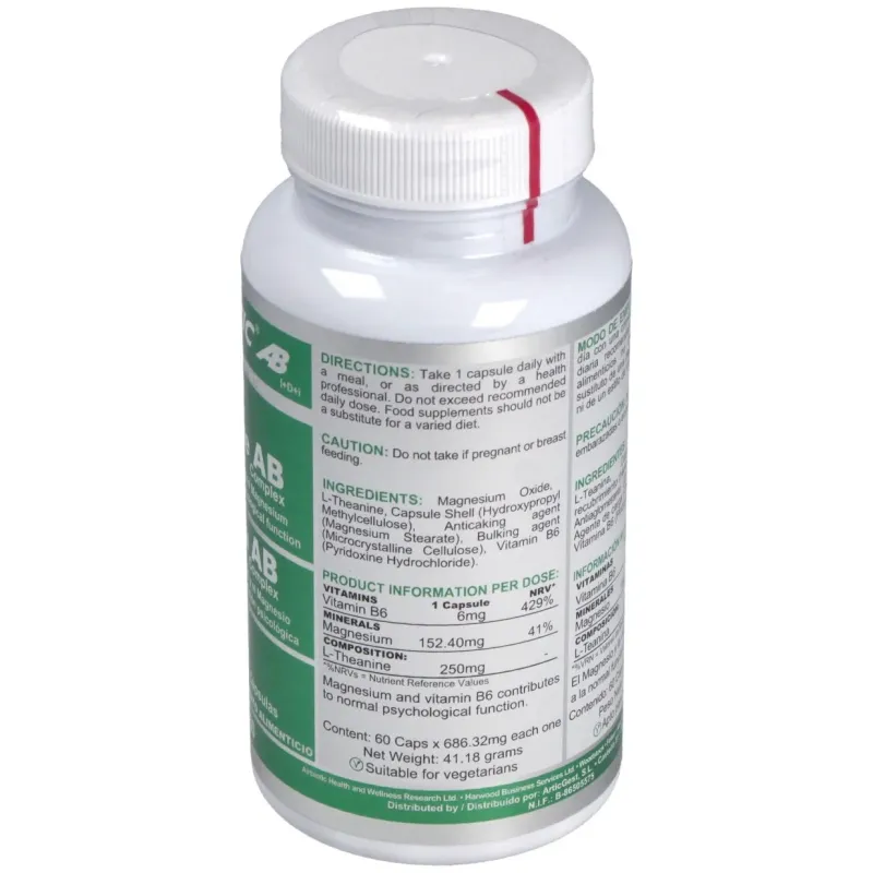 Airbiotic Teanina AB Complex 60 cápsulas | Farmacia Barata