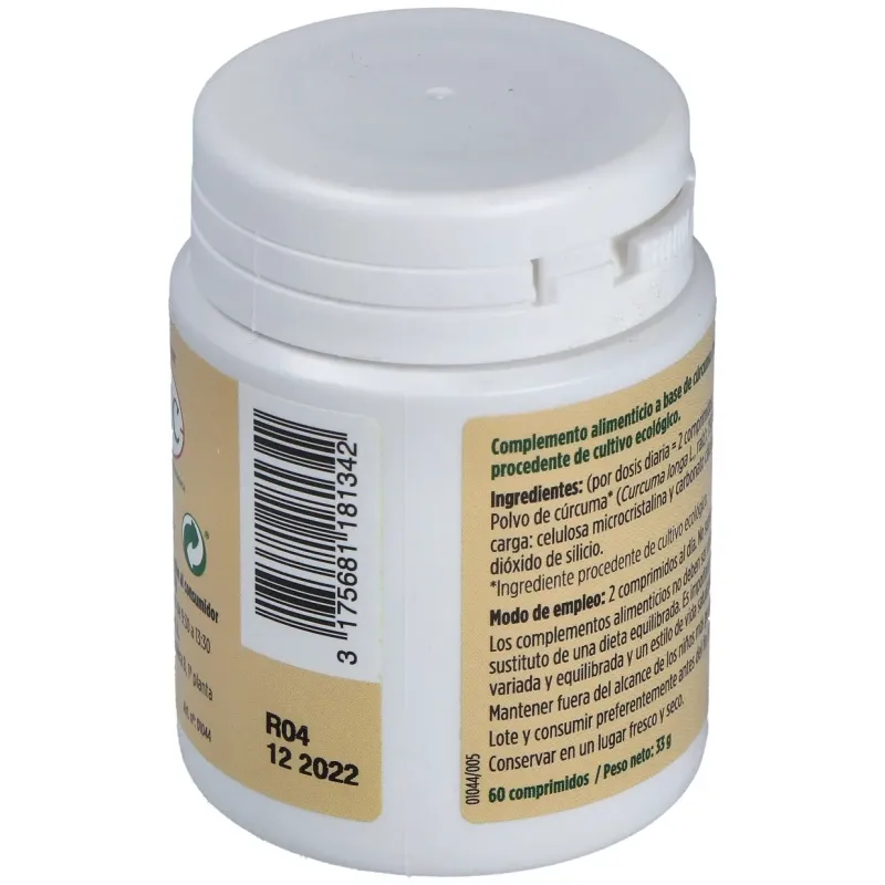 Edensan Cúrcuma Bio 60 Comprimidos | Farmacia Barata Edensan Cúrcuma Bio 60 Comprimidos | Farmacia Barata