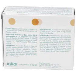 Sakai Guarana 60 cápsulas 500 mg | Farmacia Barata Sakai Guarana 60 cápsulas 500 mg | Farmacia Barata