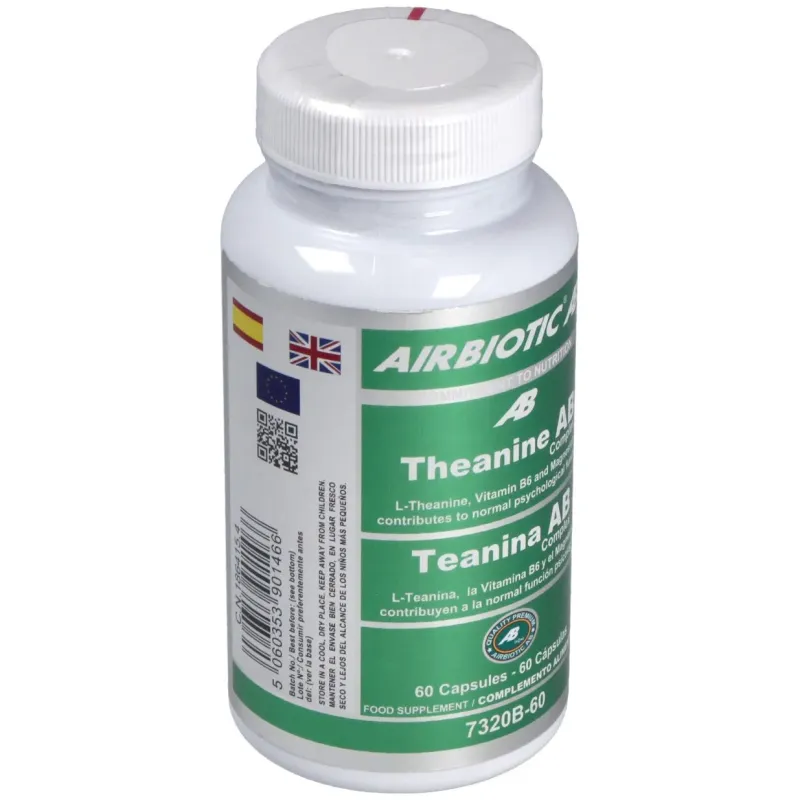 Airbiotic Teanina AB Complex 60 cápsulas | Farmacia Barata