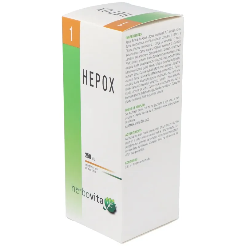 Herbovita Hepox 250 ml | Farmacia Barata