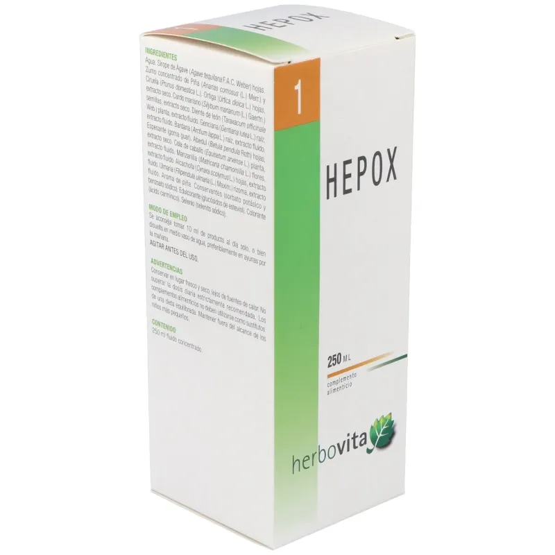 Herbovita Hepox 250 ml | Farmacia Barata