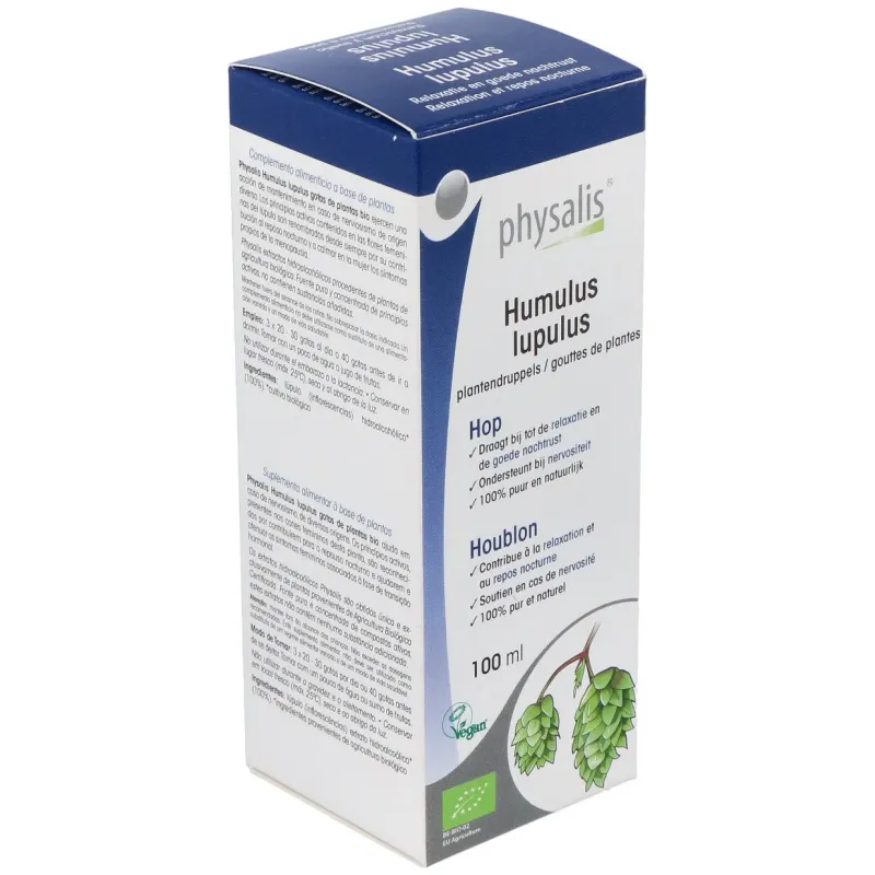 Extracto de Lúpulo Bio Physalis 100 ml | Farmacia Barata Extracto de Lúpulo Bio Physalis 100 ml | Farmacia Barata