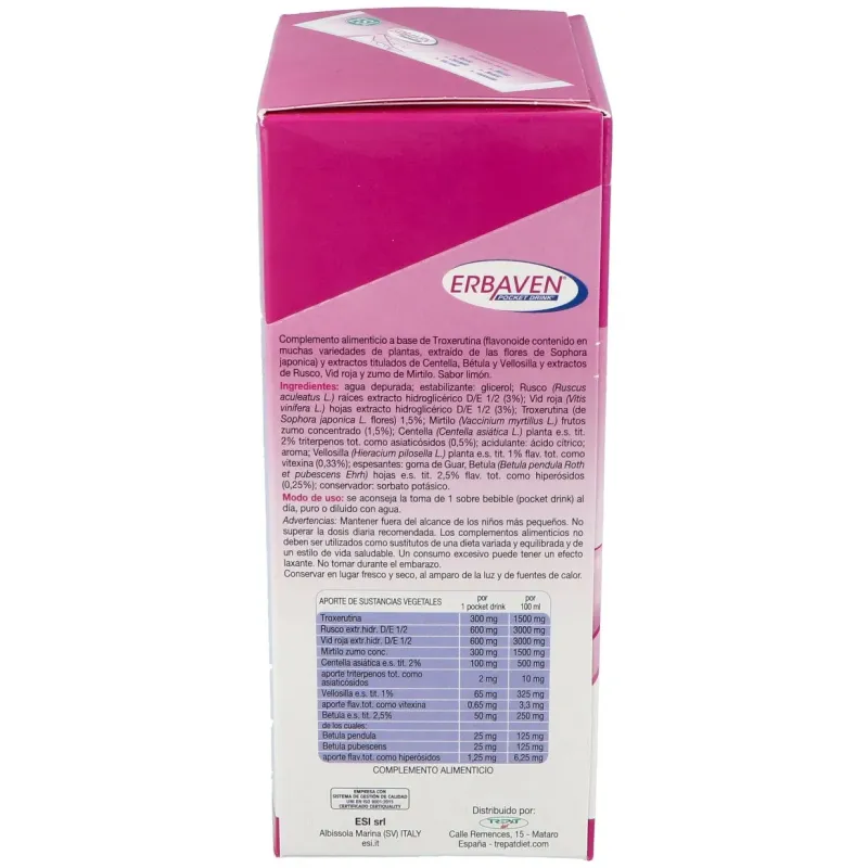 Erbaven Pocket Drink 16 Sobres | Farmacia Barata Erbaven Pocket Drink 16 Sobres | Farmacia Barata