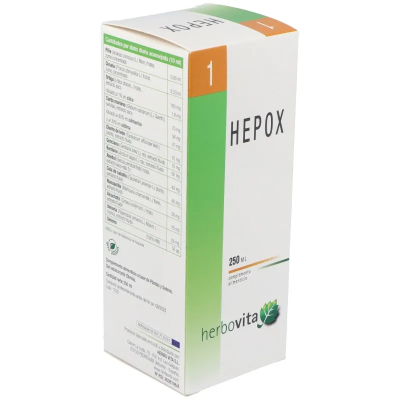 Herbovita Hepox 250 ml | Farmacia Barata