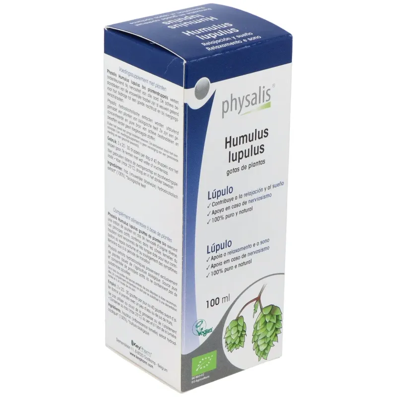 Extracto de Lúpulo Bio Physalis 100 ml | Farmacia Barata Extracto de Lúpulo Bio Physalis 100 ml | Farmacia Barata