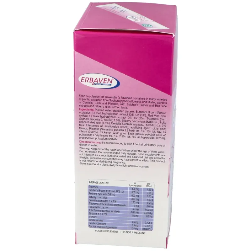 Erbaven Pocket Drink 16 Sobres | Farmacia Barata Erbaven Pocket Drink 16 Sobres | Farmacia Barata