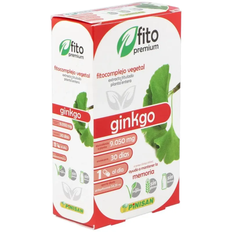 Fitopremium Ginkgo 30 cápsulas | Farmacia Barata Fitopremium Ginkgo 30 cápsulas | Farmacia Barata